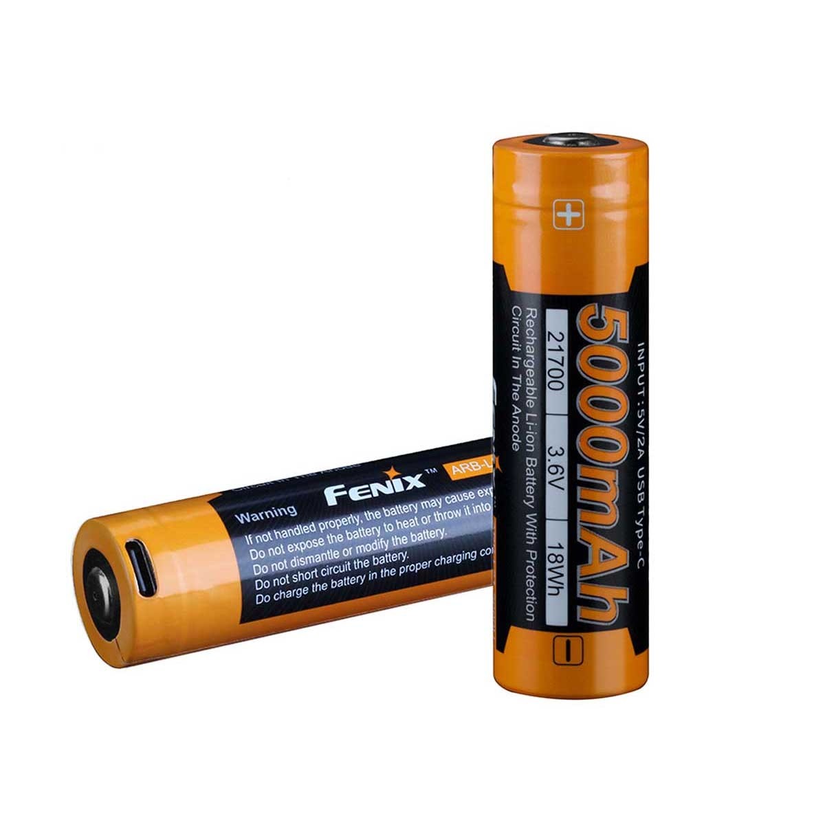 Fenix 21700 USB-C Rechargeable Li-ion Battery (ARB-L21-5000U)
