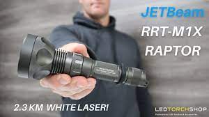 JETBeam RRT-M1X White Laser Flashlight- 2300 Metres