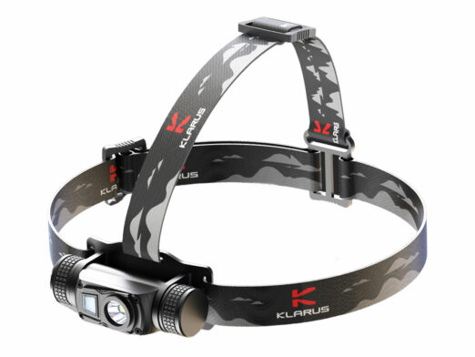 Klarus HL1 Rechargeable Headlamp -  Red and White LED (1200 Lumens, 125 Metres)