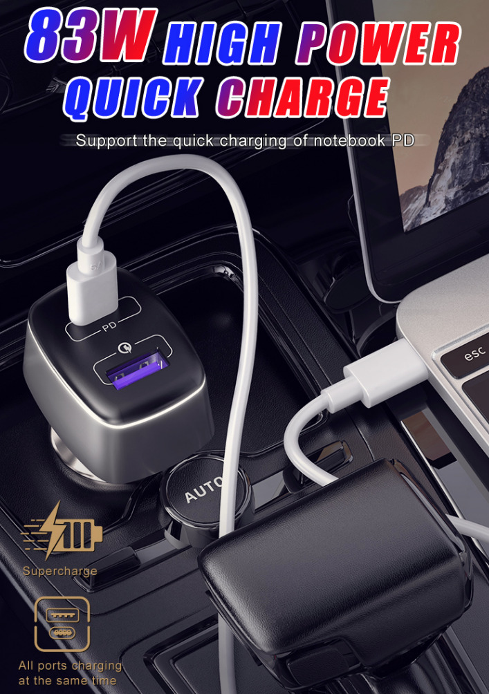 Car Charging Kit for Macbook with MagSafe Gen 2