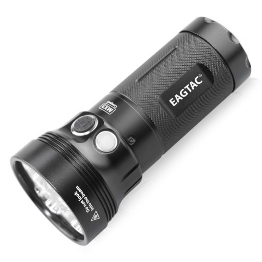 Eagtac MX3T-C USB-C Rechargeable Compact Flashlight/Power Bank (10000 Lumens, 531 Metres)