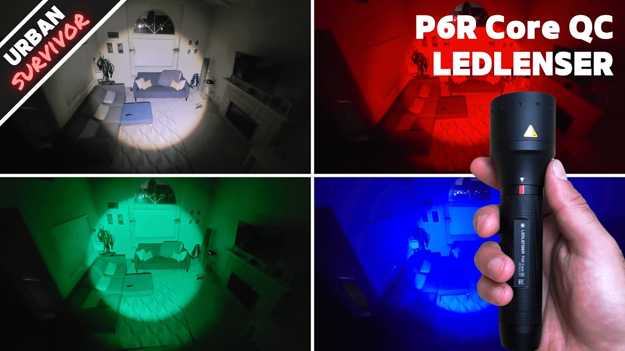 Ledlenser P6R Core QC Multicolour Rechargeable Torch