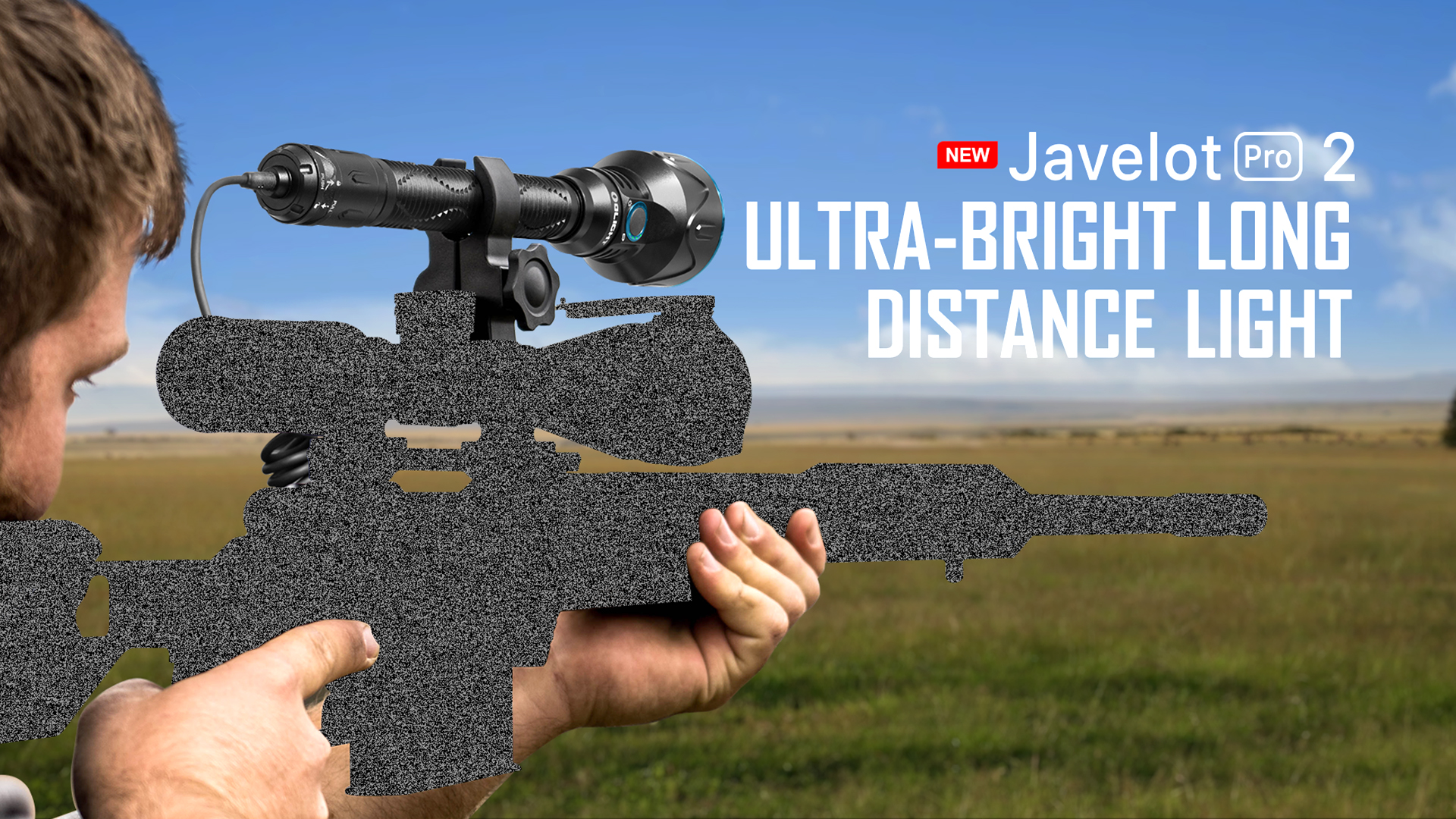 Olight Javelot Pro 2 Rechargeable Hunting Kit (2500 Lumens, 1050 Metres)