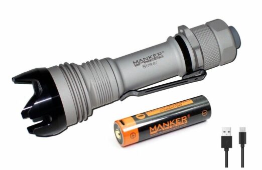 Manker Striker Tactical Flashlight (2300 Lumens, 500 Metres)