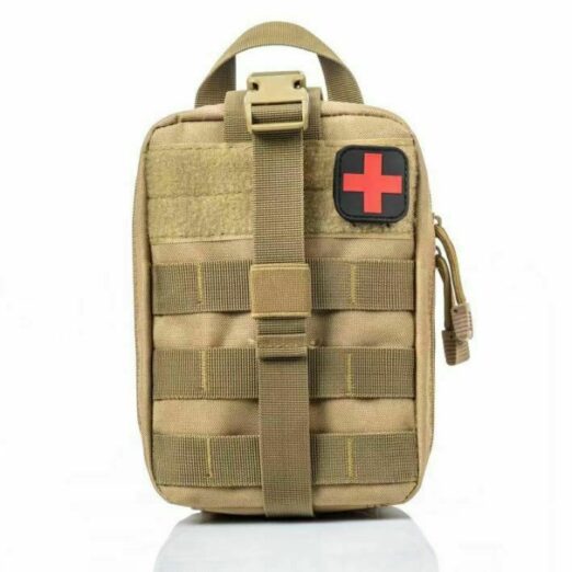 Tactical MOLLE Rip Away Utility Bag - Coyote Brown