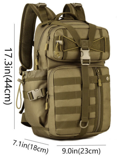 30L Military MOLLE Backpack - Coyote Brown