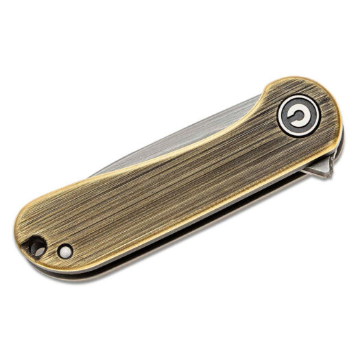 CIVIVI Mini Elementum Keychain Knife - Brass, C18062Q-1