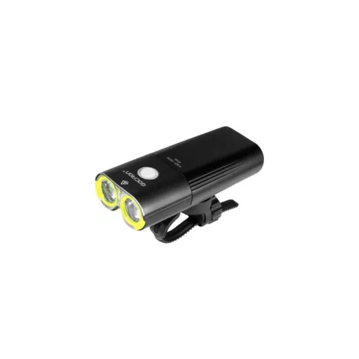 Gaciron Rechargeable Bicycle Light/Power Bank with Wired Remote Switch - 1600 Lumens, V9DP-1600