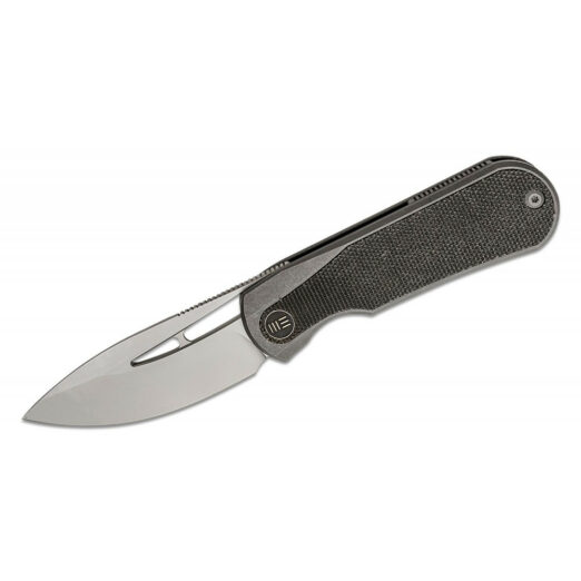 WE Knife Co. Baloo - Titanium/Dark Green Micarta Overlay, WE21033-4