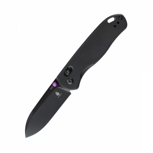Kizer Drop Bear - Black 154CM Blade, Clutch Lock, Black Aluminium Handles, V3619C2