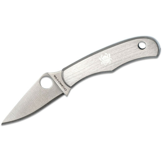 Spyderco Bug Folding Keychain Knife - Stainless Steel C133P