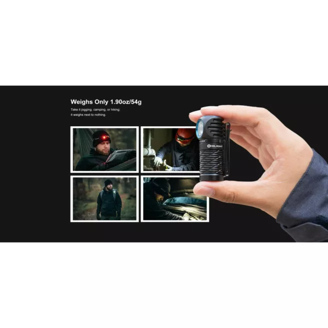 Olight Perun 2 MINI  Rechargeable Flashlight/Headlamp (Red/White Light) - 1100 Lumens, 150 Metres - - Image 7