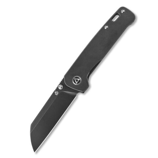 QSP Penguin - Black Stonewash Ti Handle with Black Stonewash Blade, QS130-O