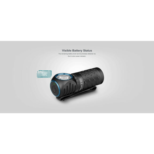 Olight Perun 2 MINI  Rechargeable Flashlight/Headlamp (Red/White Light) - 1100 Lumens, 150 Metres - - Image 19