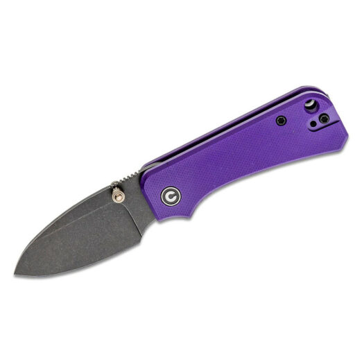 CIVIVI Baby Banter, Purple G10 with Black Stonewash Nitro-V Blade, C19068S-4