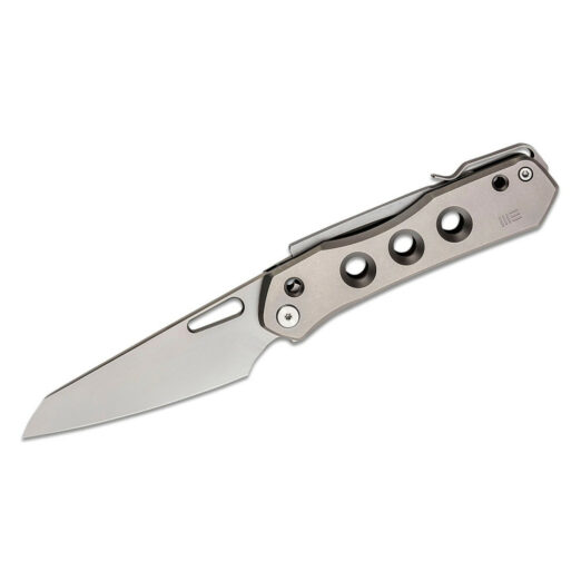 WE Knife Co. Vision R - Grey Titanium with Bead Blasted CPM-20CV Blade, WE21031-1