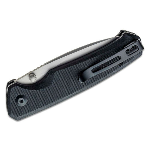 CIVIVI Altus, Black G10, Button Lock, with Silver Bead Blasted Nitro-V Blade, C20076-1