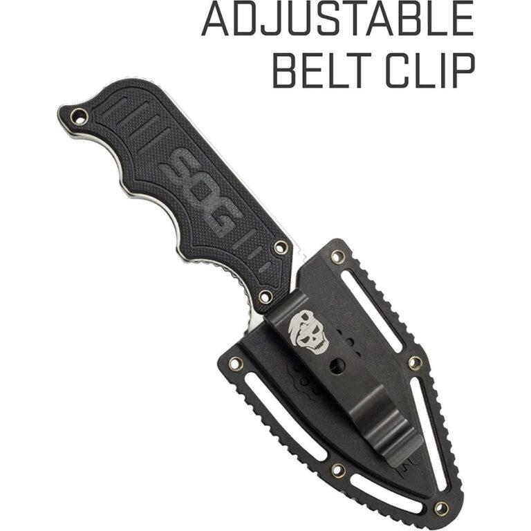 SOG Instinct Mini Neck Knife, Black G10, NB1012CP Elite Outdoor Gear