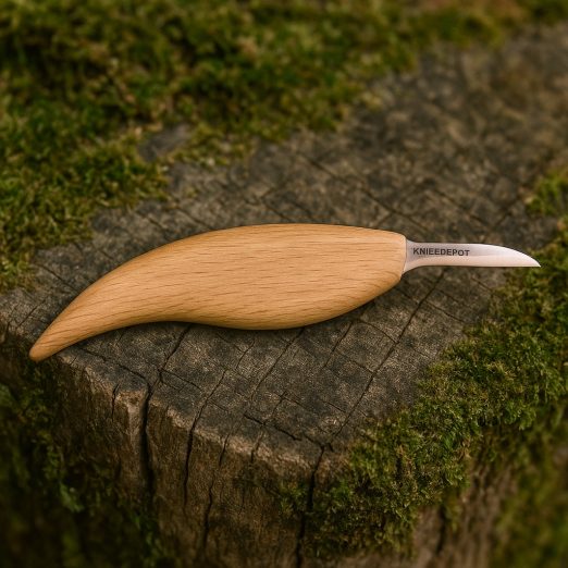 Knife Depot Bench Knife with Contoured Handle