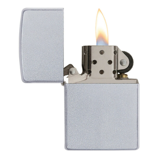 Zippo Classic Lighter - Satin Chrome - Image 4