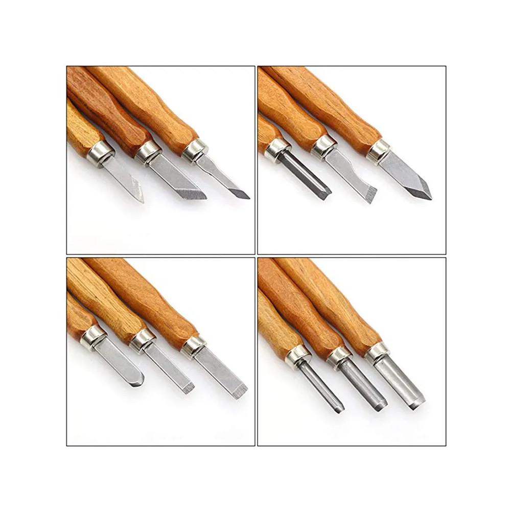 Knife Depot Wood Carving Chisel Set for Beginners 12 Piece SK2