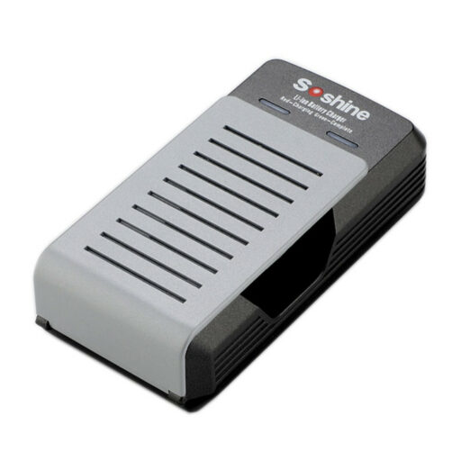 Soshine SC-S2 Battery Charger, 2-Bay