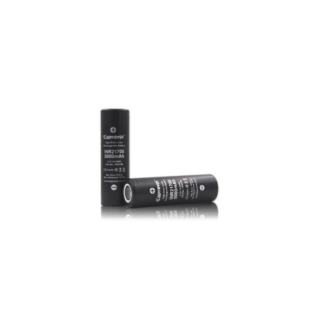 KeepPower 21700 Unprotected Rechargeable IMR High Drain LI-ion Battery, 10A Discharge - NH2150