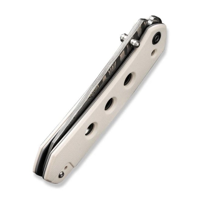 CIVIVI Vision FG C22036-DS1, Ivory G10 Handle, 3.5" Damascus Blade, Superlock - Image 11