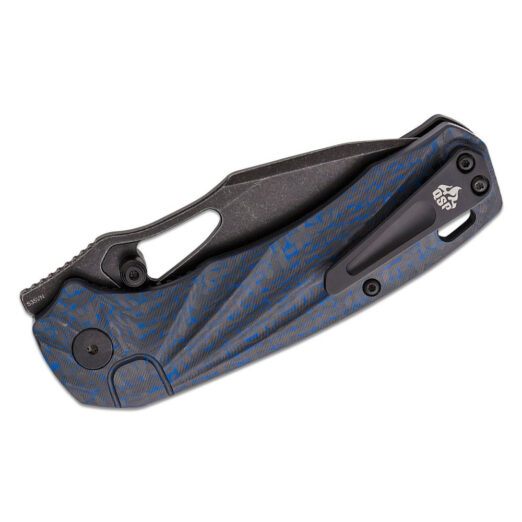 QSP Hornbill, Blue Carbon Fibre with Black Stonewashed S35VN Blade, QS146-B2