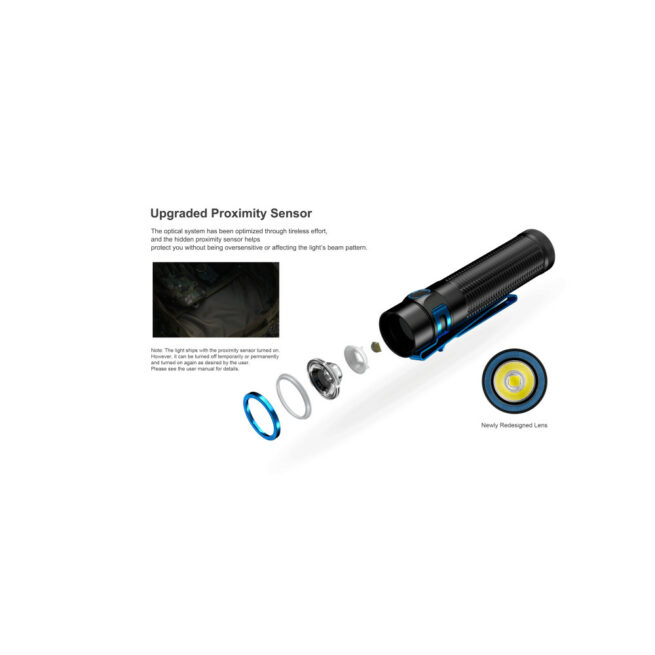 Olight Baton 3 Pro Max Rechargeable EDC Flashlight with Proximity Sensor (2500 Lumens, 145 Metres) - Image 10