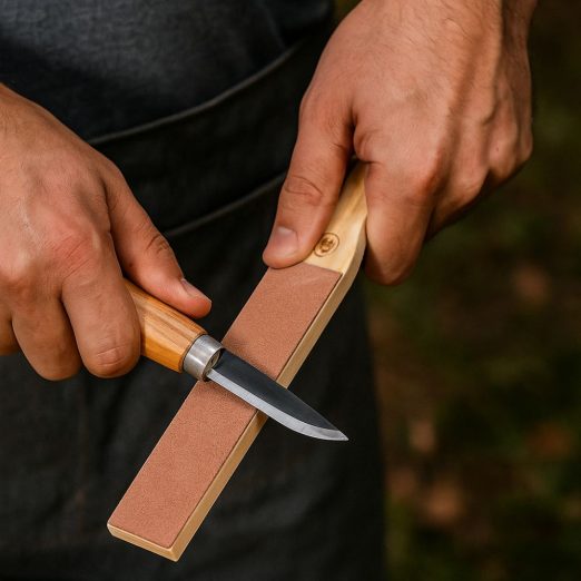 Knife Depot Wood Based Double-Sided Leather Strop