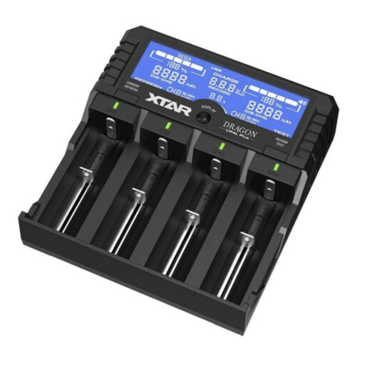 XTAR VP4L PLUS Premium LCD Li-ion/Ni-MH 4-Bay Battery Charger