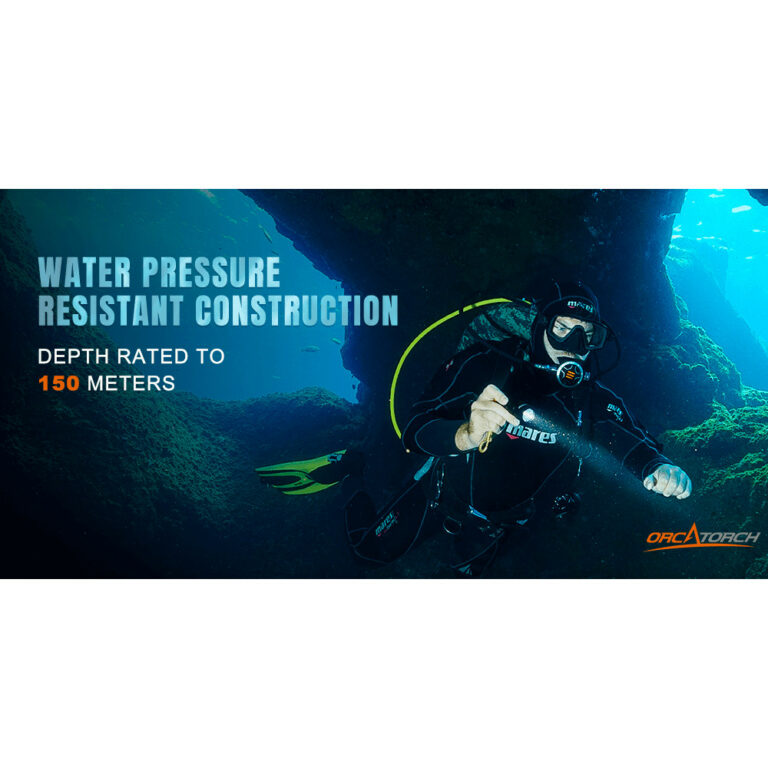 OrcaTorch D710 Dive Light (3000 Lumens, 308 Metres) Elite Outdoor Gear