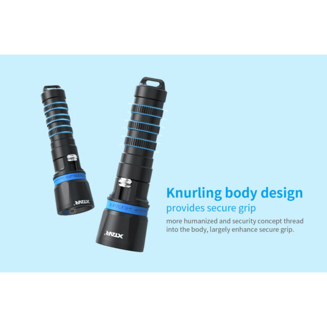 XTAR DS1 Magnetic Slide Switch Dive Torch Set - 1000 Lumens - Image 10