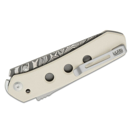 CIVIVI Vision FG - Ivory G10 with Damascus Blade and Superlock, C22036-DS1