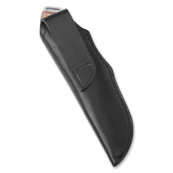 QSP Workaholic QS124-A Fixed Blade Knife, Brown Micarta Handle - Image 5