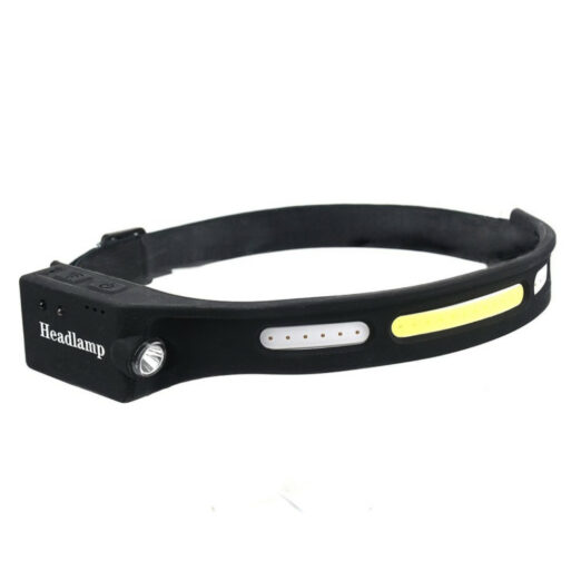 SPERAS B47L-1 Lightweight Rechargeable Smart Sensor Running Headlamp (500 Lumens, 119 Metres)