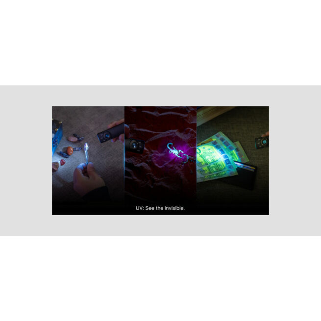 Olight Arkfeld Pro Rechargeable Pocket Torch with White Light (1300 Lumens), UV Light (365nm), and Green Laser - Image 11