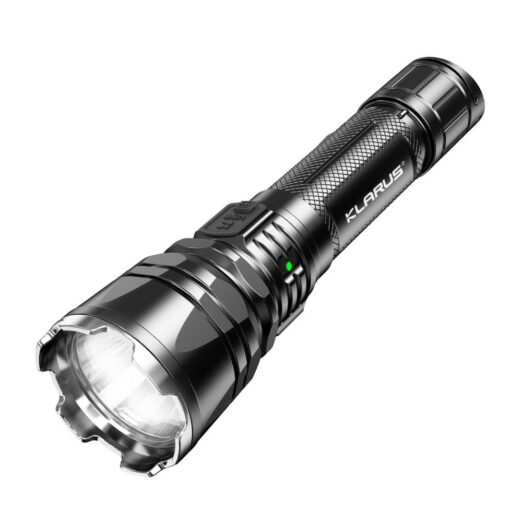 Klarus XT12GT Pro Rechargeable Tactical Flashlight (1600 Lumens, 850 Metres)