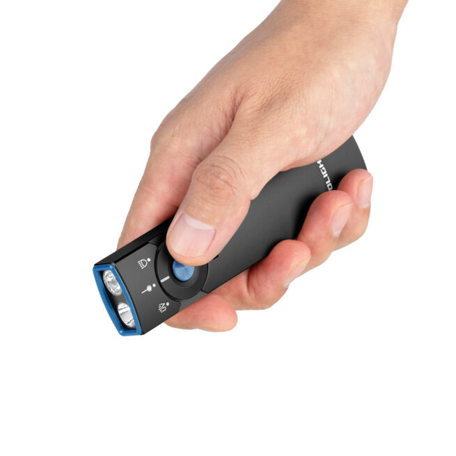 Olight Arkfeld Pro Rechargeable Pocket Torch with White Light (1300 Lumens), UV Light (365nm), and Green Laser - Image 16