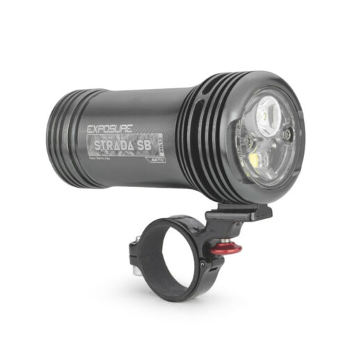 Exposure Lights Strada Mk12 SB AKTiv Rechargeable 1700 Lumen Bike Light - Gun Metal Black