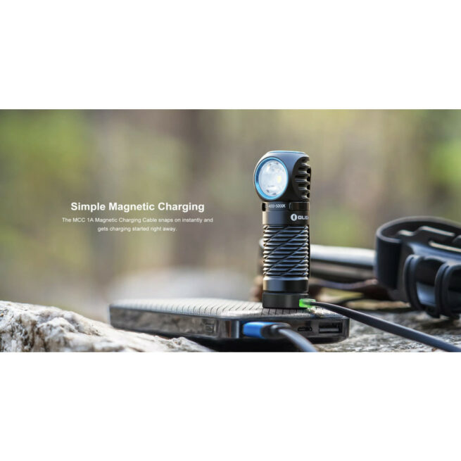 Olight Perun 2 MINI  Rechargeable Flashlight/Headlamp (Red/White Light) - 1100 Lumens, 150 Metres - - Image 5