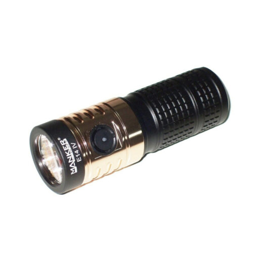 Manker E14 IV Compact Pocket Flashlight, Cool White (4000 Lumens, 166 Metres)