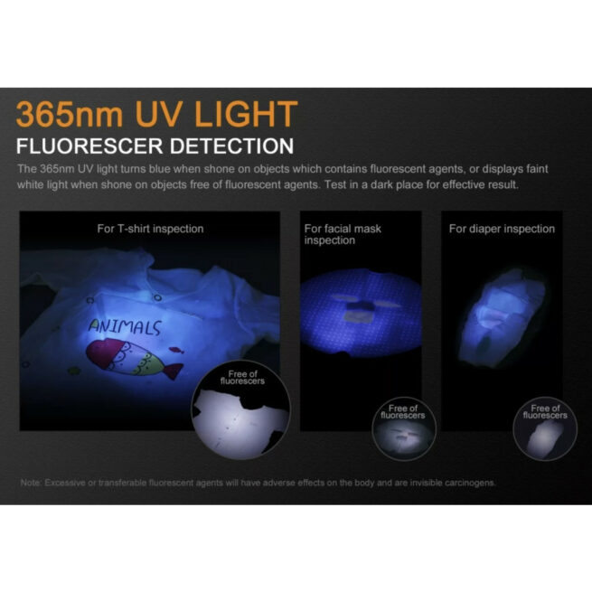 Olight Arkfeld Pro Rechargeable Pocket Torch with White Light (1300 Lumens), UV Light (365nm), and Green Laser - Image 13