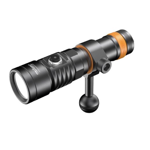 OrcaTorch D710V MK2 Three-Colour Video Dive Light - White, Red and UV LEDs