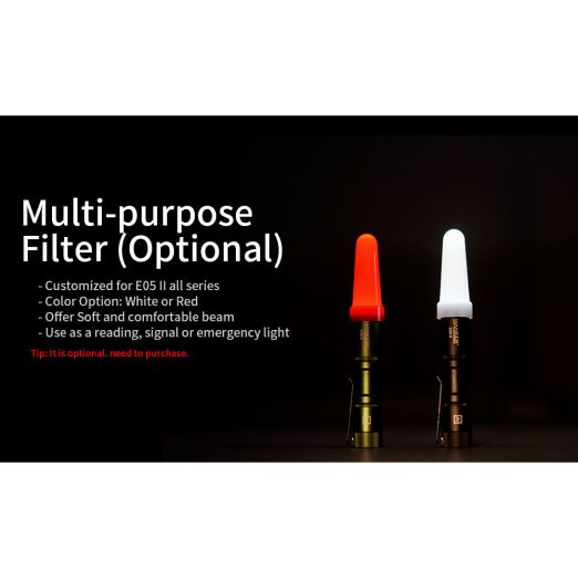 Manker E05 II Filter/Diffuser Attachment