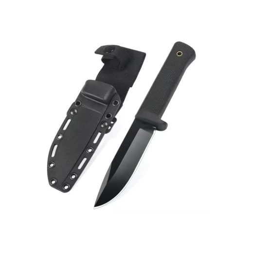 Cold Steel SRK Survival Rescue Knife - 6" Black SK-5 Blade, Kray-Ex Handle, Secure-Ex Sheath - 49LCKZ