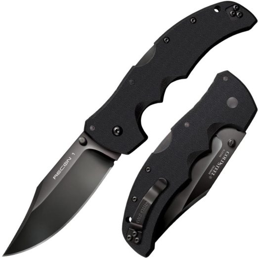 Cold Steel Recon 1 Clip Point Folding Knife, 4