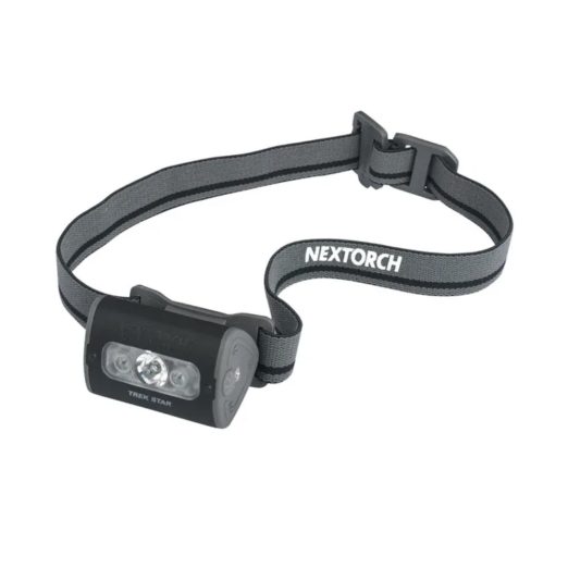 NEXTORCH Trek Star Lightweight Headlamp with Red Light (220 Lumens , 3AAA)