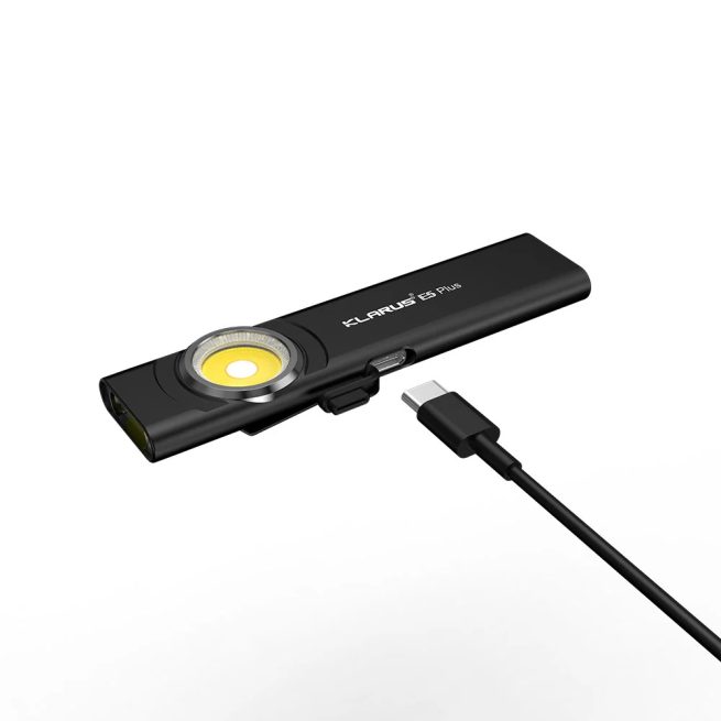 Klarus E5 Plus Rechargeable EDC Tool Light with Magnetic Base (650 Lumens, 32 Metres) - Image 8